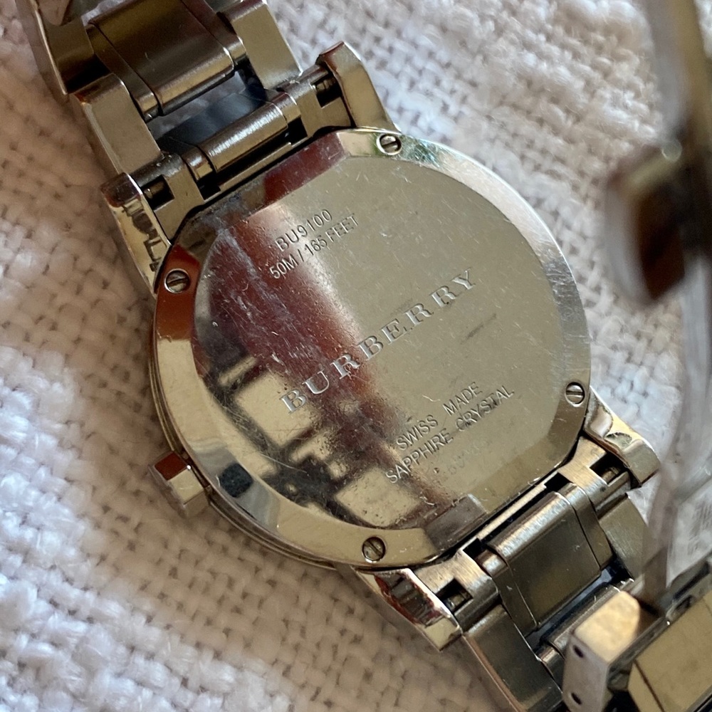 Burberry Women’s Check Stamped 34” Watch - Picture 3 of 4